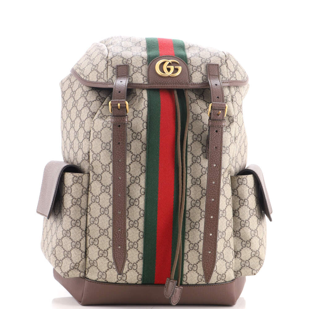 Gucci Medium Ophidia Flap Backpack
